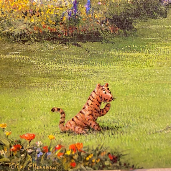 Winnie the Pooh Garden Art Print postcard - Picture 3 of 5